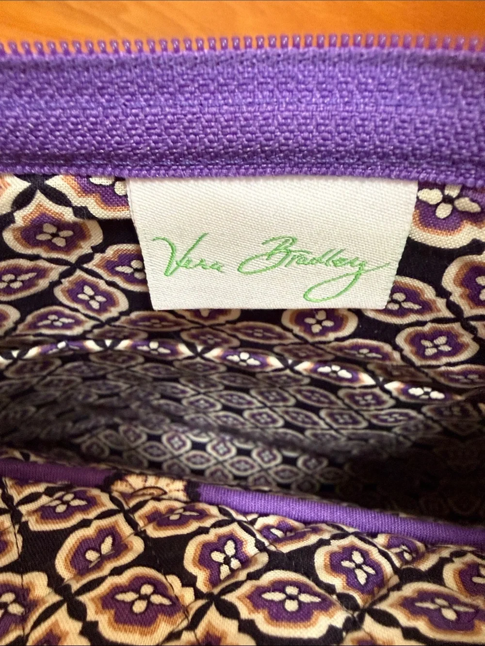 Vera Bradley Simply Violet Quilted Crossbody Bag
